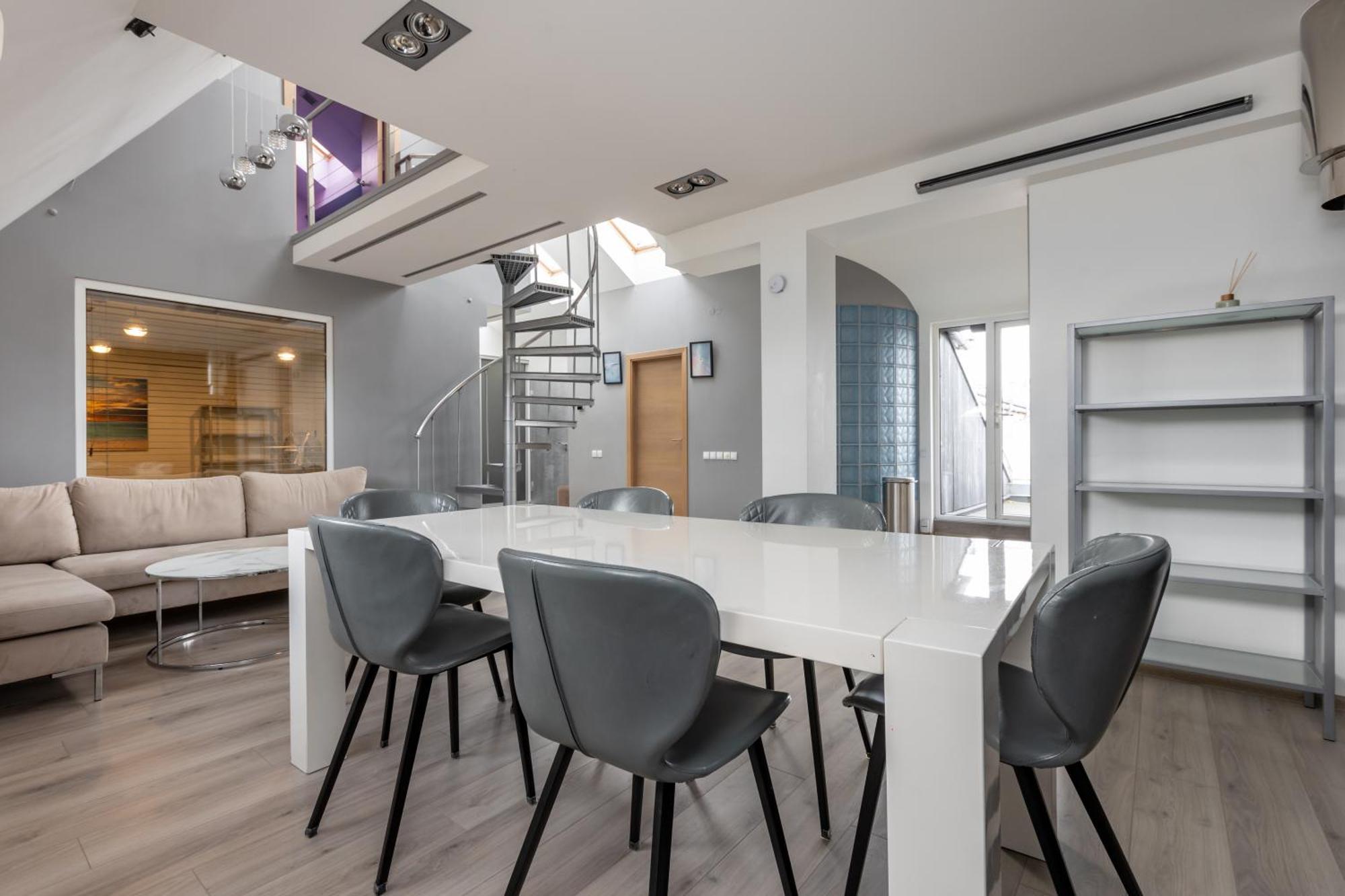 Penthouse Apartment With Terrace Riga Exterior photo