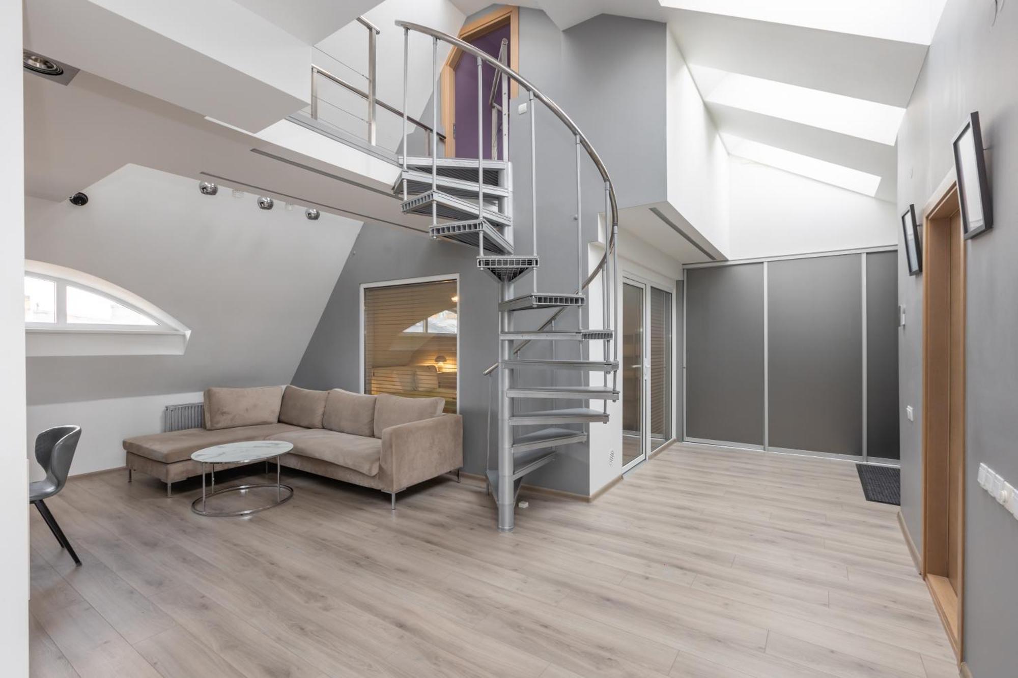 Penthouse Apartment With Terrace Riga Exterior photo